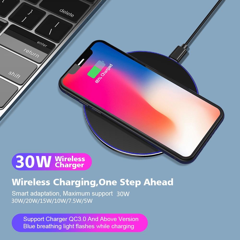 Dragon W9 Ultra-Fast 30W Wireless Charging Pad