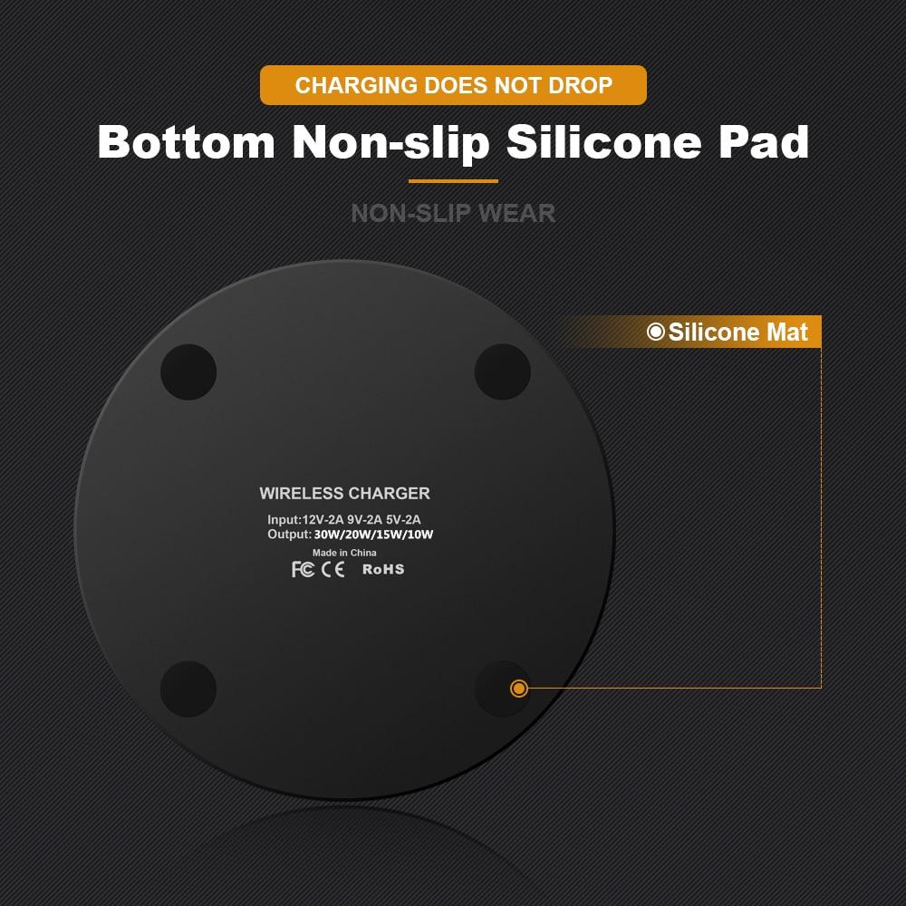Dragon W9 Ultra-Fast 30W Wireless Charging Pad